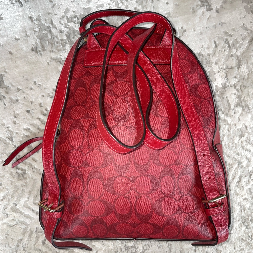 Coach Red Backpack Collection - Picture 2 of 5